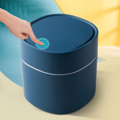 Купить Mini Trash Can Househod Garbage Basket Tabetop Trashcan Storage For Kitchen Sitting Room Sma Waste Dustbins
