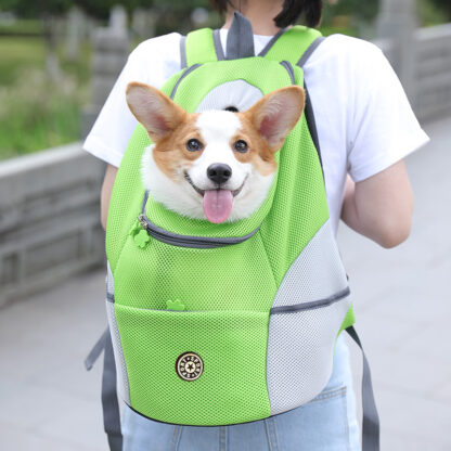 Купить Outdoor Stretch Mesh Backpack for Dog Pet Carrier Cat Shouder Knapsack Portabe Trave Pocket Pet Dogs Back Bag Dog Accessories