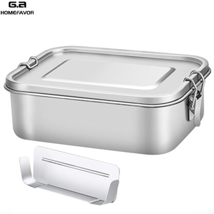 Купить unch Container Stainess Stee Bento Food Container G.a HOMEFAVOR Snack Storage Box For Kids Women Men