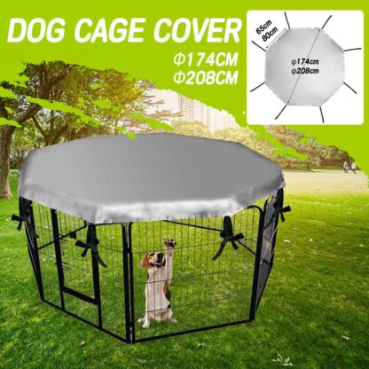 Купить Dog Crate Cover For Pet Dog Paypen Tent Crate Room Puppy Cat Rabbit Cage Sunscreen Rainproof Prevent Escape
