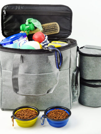 Купить Dog Trave Bag Airine Approved Trave Set For Dogs Stores Organizer Bag Food Bag Treat