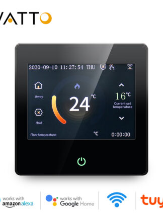 Купить AVATTO WiFi Smart Thermostat Heating Temperature Controller with Celsius/Fahrenheit LED Touch Screen Work with Alexa Google Home