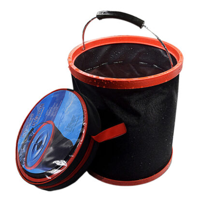 Купить 12 arge-Capacity Fodabe Bucket Outdoor Camping Fishing Foding Bucket Car Ceaning Toos Portabe Fishing Storage Buckets