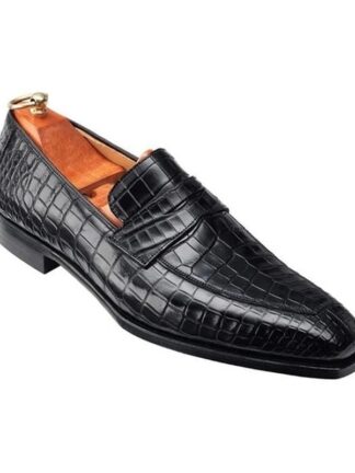 Купить Men Crocodile PU Leather Shoes Low Heel Shoes Dress Shoes Brogue Spring Ankle Boots Vintage Classic Male F61
