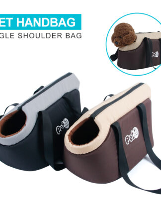 Купить Portabe Pet Singe Shouder Bags Oxford Sponge Warm Dogs Carrier Handbag For Pets Soft Outdoor Trave Puppy Bag Dog Products