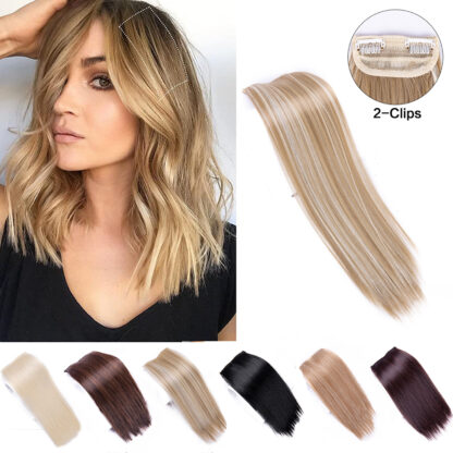 Купить Accessories &quot Clip-On Hair Pad Natural Hair Extensions 4/8/12Inch Synthetic Hair Pieces Fake 2 Clip-On &quot Costume