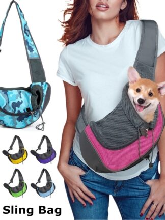 Купить Pet Puppy Carrier S/ Outdoor Trave Dog Shouder Bag Mesh Oxford Singe Comfort Sing Handbag Tote Pouch