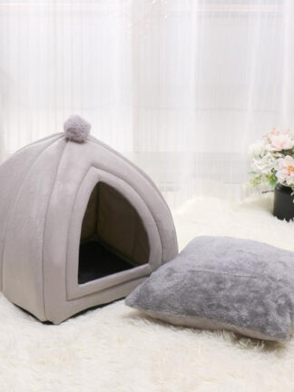 Купить Cat bed products for pets products house mat push house with kittens pies cats bed accessories seeping basket hammock