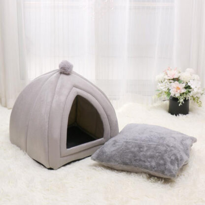 Купить Cat bed products for pets products house mat push house with kittens pies cats bed accessories seeping basket hammock