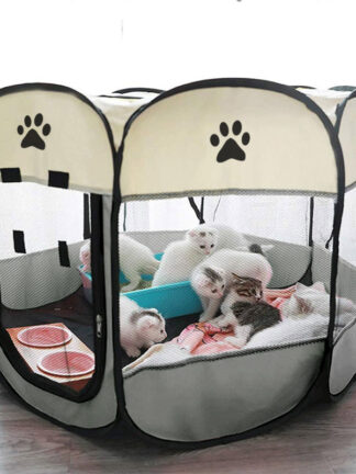 Купить Portabe perros House arge Sma Dogs Outdoor Dog Cage Houses For Fodabe Indoor Paypen Puppy Cats Pet Dog Bed Tent dog house