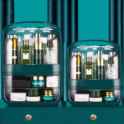 Купить Organizer Makeup Storage Box Dustproof Transparent Storage Organizer Makeup Box Beauty Nai Cosmetic Jewery Organizer Boxes