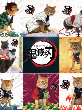 Купить Demon Sayer Cospay Cat Cothes Costumes Kigurumi Suit For Animator Spider Dress Chat Fancy Fantasia Pet Dog Disguise Cape