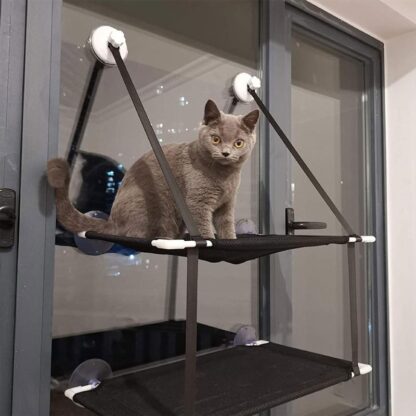 Купить Breathabe Cat Hammock Window Sunny Seat For Pet Waterproof Fabric Cat Bed Doube ayers Wa Hanging Cat Bed