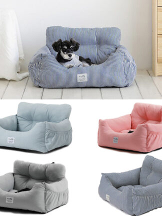 Купить Trave Car Carriers Pet Car Seat Cover Pet Carrier Bag Pet Seat Cover Sofa Seat Pad Safe Outdoors Traveing Indoor Dog Bed