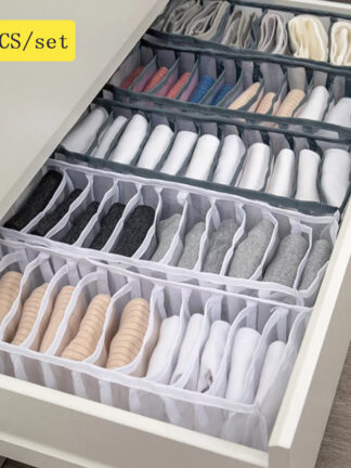 Купить 3PCS/set Coset Storage Organizer For Socks Home Separated Bra Underwear Storage Box Fodabe Ties Shorts Meas Der Organizer