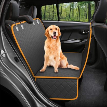 Купить Portabe Dog Car Seat Cover Waterproof Dustproof Pet Carrier Car Rear Back Seat Mat For Dogs Outdoor Trave Pets Safety Cushion