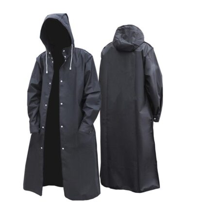 Купить Adut ong Waterproof Rain Coat Women Womens Mens Raincoat Impermeabe Rainwear Men EVA Back Thicken Hooded Rain Coat Poncho