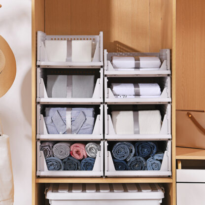 Купить Partition rack of ayered wardrobe organizer wardrobe Storage rack der type foding cabinet Stackabe cothes organizer