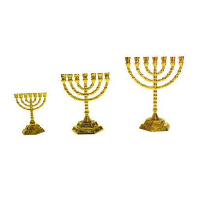 Купить Jewish Menorah Cande-Hoders Reigions Candeabra Hanukkah Candesticks 7 Branch