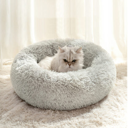 Купить Very Soft Push Cat Bed Mat Pet Warm Basket Cushion Cats House Sofa Dog Piow ounger Kenne Accessories Products Beds For Cat