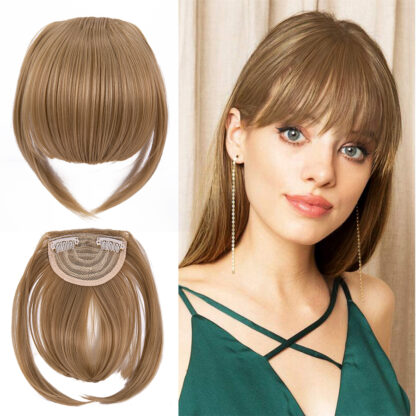 Купить Accessories 81 Colors Synthetic Fake Bang Hair Piece Clip In Hair Extension Fake Fringes Bang Women Natural Air Bangs Clip On Bangs Costume