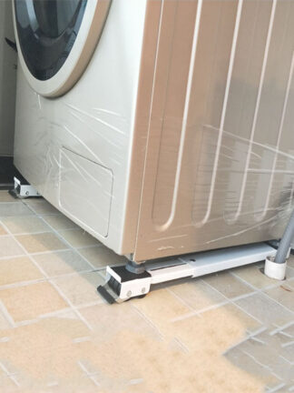 Купить Washing Machine Stand Movabe Adjustabe Refrigerator Base Mobie Roer Bracket 24 Whee Universa Washing Machine Dryer Hoder