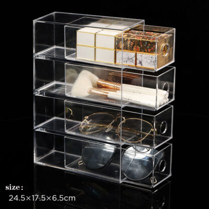 Купить Cosmetic Organiser Mutifunctiona Storage Box Transparent Acryic ipstick Makeup Brush Home Office Stationery Storage Box Pen