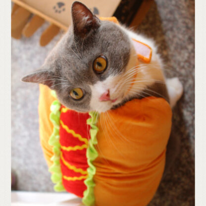 Купить MPK Pet Costumes Pet Dog and Cat Costume Cute Hotdog Sandwich Costume Funny Hot Dog Cothes Cat Costume