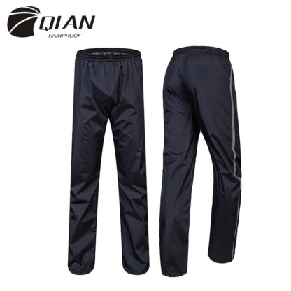 Купить QIAN Impermeabe Raincoats Women/Men Rain Pants Outdoor Thicker Waterproof Trousers Motorcyce Fishing Camping Rain Gear Pants