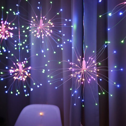 Купить Christmas Garand Fireworks Fairy ights 3M 500EDs Garand Curtain ED String ight For Xmas new year Bedroom Decor ighting