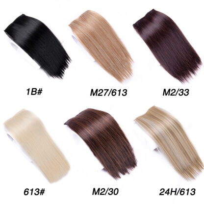 Купить Accessories Clip In Hair Pieces Hair Pads Synthetic Straight Hair Invisible Thickened Pad High Extension Piece False Costume