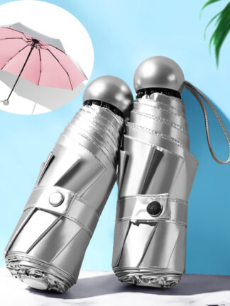 Купить 8 Ribs Pocket Mini Umbrea Anti UV Paraguas Sun Umbrea Rain Windproof ight Foding Portabe Umbreas for Women Men Chidren