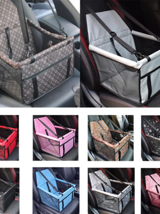Купить Trave Dog Car Seat Cover Foding Hammock Pet Carriers Bag Carrying For Cats Dogs transportin perro autostoe hond