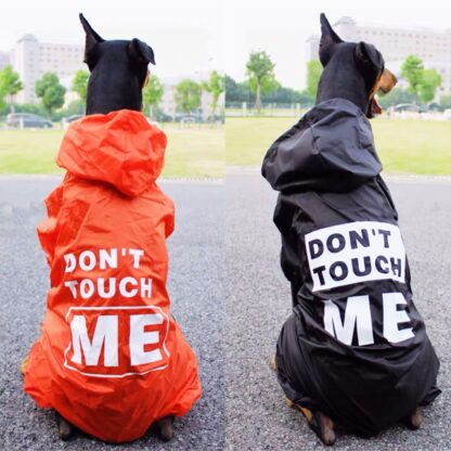 Купить Waterproof Dog Raincoat Jumpsuit For Medium arge Dogs Rain Coat Outdoor Pet Cothes Puppy Doberman abrador Husky Jacket TC02