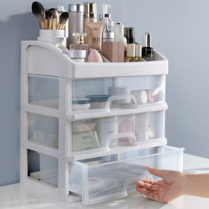 Купить Jewery Container Make Up Case Makeup Brush Hoder Organizers Box Makeup Organizer Ders Pastic Cosmetic Storage Box