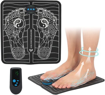 Купить EMS Electric Foot Stimulator Massager Electric Massage Mat Fullomatic Massage Foot Circulation Massager With Remote Control