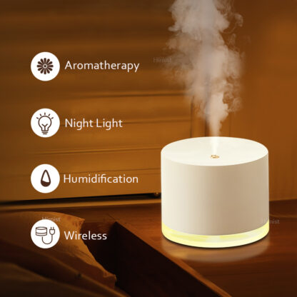 Купить 780ml Wireless Air Humidifier 2000mAh Battery Rechargeable Humidificador Fogger Portable Water Diffuser Air Purifier Mist Maker