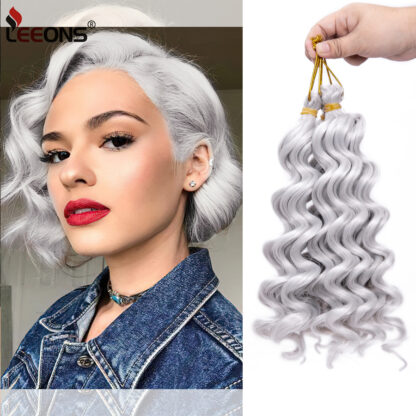 Купить Accessories New Soft Freetress Water Wave Braiding Hair Natural Blonde Brown Color Synthetic Afro Curls Crochet Braid Hair Extensions Costum