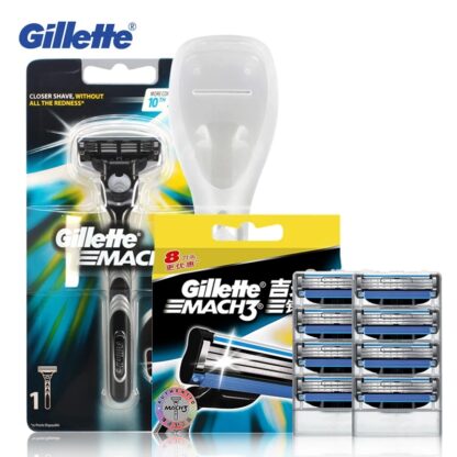 Купить Original Gillette Mach 3 Shaving Razor Blades Brand Mach3 For Men Beard Shave Blade Shaving & Hair Removal