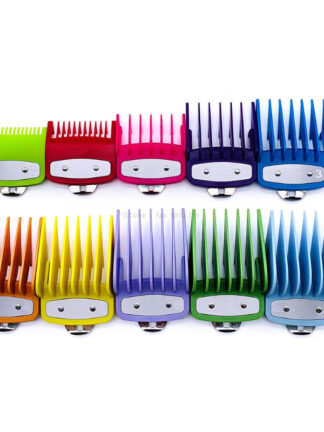 Купить Colorful Cutting Guide Comb Multiple Sizes Metal Limited Combs Hair Clipper Cutting Tool