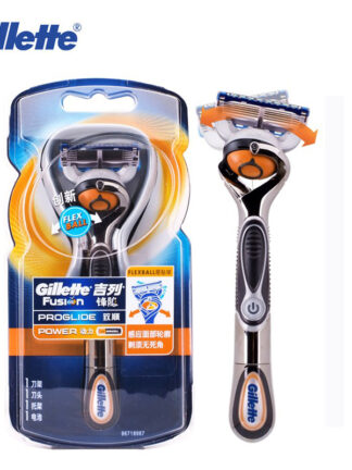 Купить Gillette Fusion 5 Shaver For Men Proglide Flexball Power Safety Razors Mens Beard Shaving Machine Battery Powered Low Noise