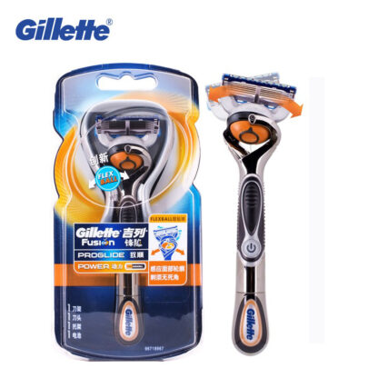Купить Gillette Fusion 5 Shaver For Men Proglide Flexball Power Safety Razors Mens Beard Shaving Machine Battery Powered Low Noise