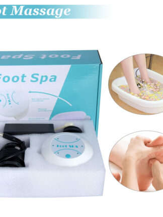 Купить Mini Ion Cleanse Detox Foot Spa Bath Massager Ionic Arrays Aqua Cell Spa Relax Foot Bath Massage Home Health Care Machine