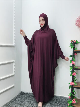 Купить Ramadan Arab Muslim Hijab Dress Women Hooded Prayer Garment Maxi Abaya Vestidos Kaftan Long Robe Turkish Islamic Clothing Burka