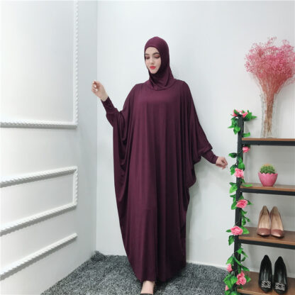 Купить Ramadan Arab Muslim Hijab Dress Women Hooded Prayer Garment Maxi Abaya Vestidos Kaftan Long Robe Turkish Islamic Clothing Burka