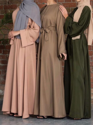 Купить Vintage Muslim Abaya Dress Women Slim Fit Mroccan Kafan Maxi Hijab Dresses Islamic Clothing Musulman Ensembles Djellaba Jilbab