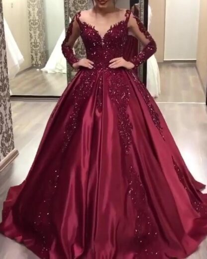 Купить Sexy Evening Party Night Long Dress Women Big Swing Empire Floor-Length sequins Banquet Wedding Dance Prom Elegant Vestidos 2021