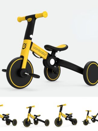 Купить uonibaby 4 into 1 Baby Balance Bike Kids Stroller Trolley Pedal Tricycle Two Wheel Children Bicycle