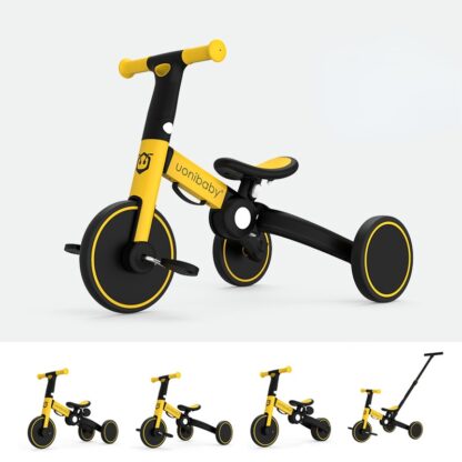 Купить uonibaby 4 into 1 Baby Balance Bike Kids Stroller Trolley Pedal Tricycle Two Wheel Children Bicycle