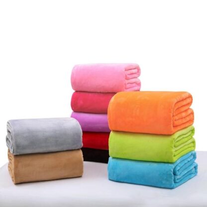 Купить Warm Flannel Fleece Blankets Soft Solid Blankets Solid Bedspread Plush Winter Summer Throw Blanket for Bed Sofa DH0426 s